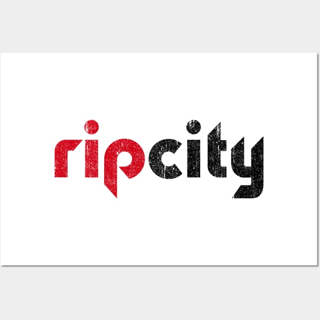 Rip City Wall Art by huckblade